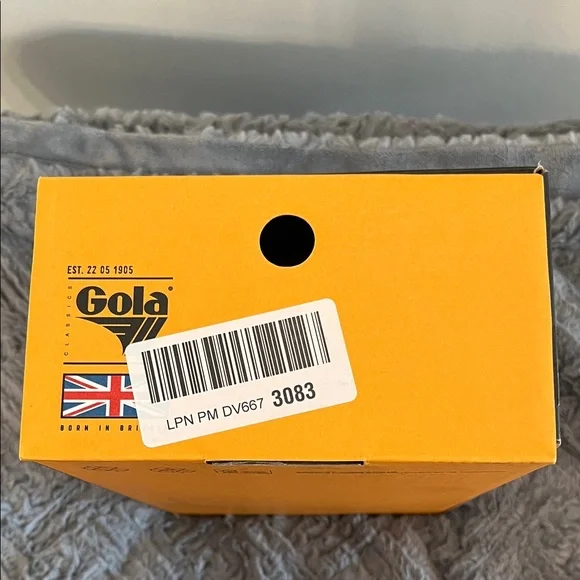 Gola Beige Canvas Sneakers with White Stripes - Picture 8 of 10